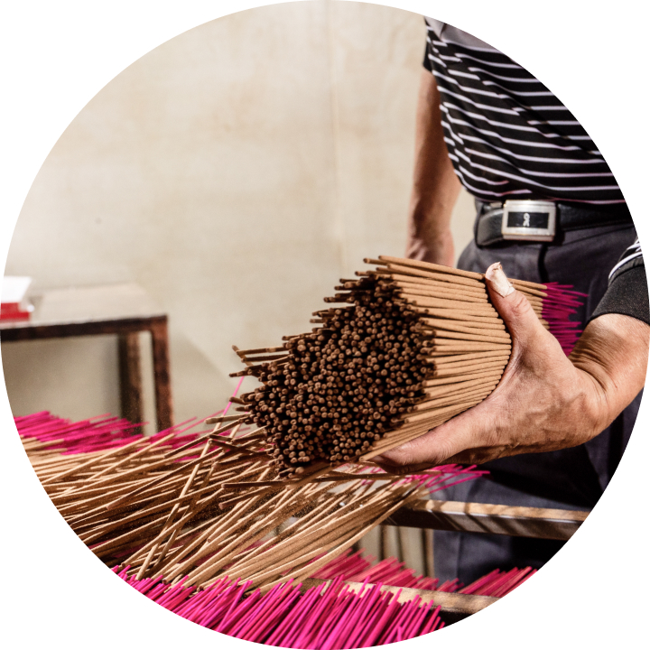 製香流程圖片-二次曬香